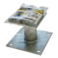  PIED POTEAU FIXE 48x100 + FIXA 