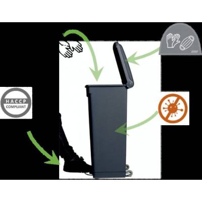  CONTAINER 90L noir plastique 