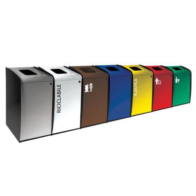  Borne de tri s�lectif Marron 