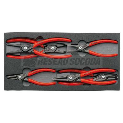  Jeu de 6 pinces pour circlips 