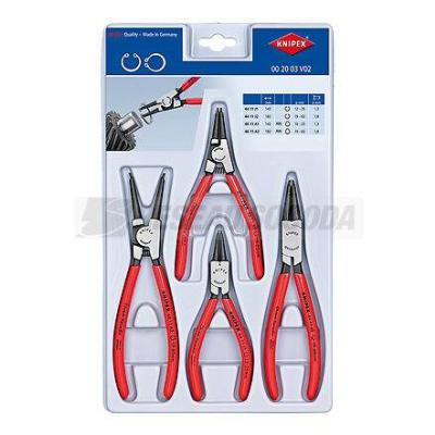  Jeu de 4 pinces pour circlips 
