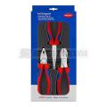  Lot de 3 pinces chrom�es ''Ess 