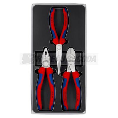  Lot de 3 pinces chrom�es ''Ess 