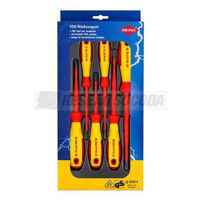  Assortiment de 6 tournevis iso 