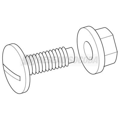  ISIPLAST Boulon Polyam. M8X20 
