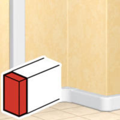  EMBOUT 50X105 BLANC 