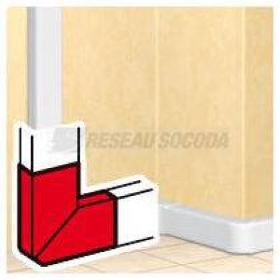 DLP ANGLE PLAT 150X65 BLANC 