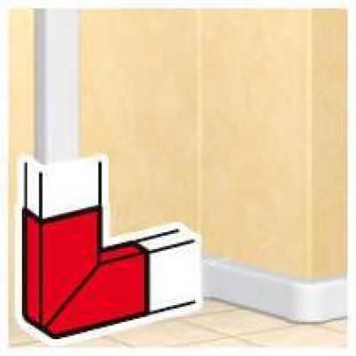  DLP ANGLE PLAT 150X65 BLANC 