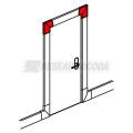  ANGLE PLAT B 40X12.5 BLANC   ! 