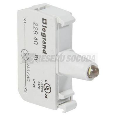  ACS BLOC LED 230V BLANC VIS 