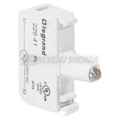  ACS BLOC LED 230V ROUGE VIS 