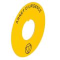  ETIQ D60 ARRET D'URGENCE 