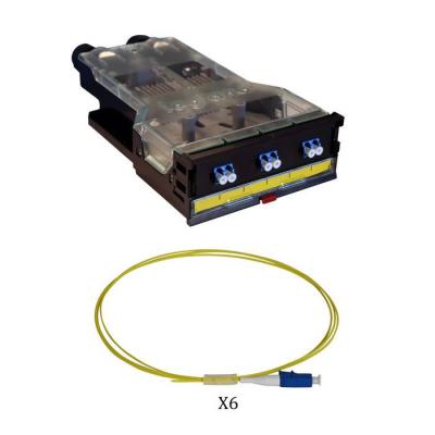  CASSETTE LC DU 6 FIBRES SM CO 