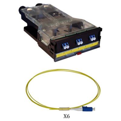  CASSETTE LC DU 6 FIBRES SM CO 