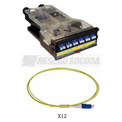  CASSETT LC DU 12 FIBRES SM CO 