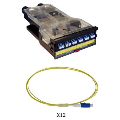  CASSETT LC DU 12 FIBRES SM CO 