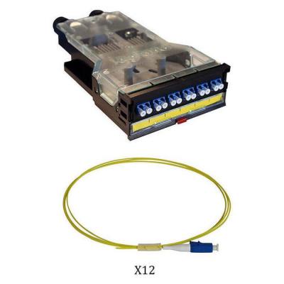  CASSETT LC DU 12 FIBRES SM CO 