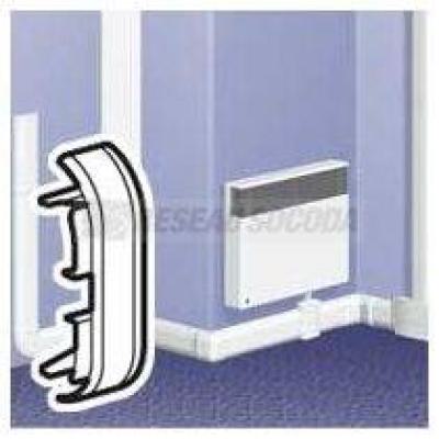 EMBOUT 80 X 20 BLANC 
