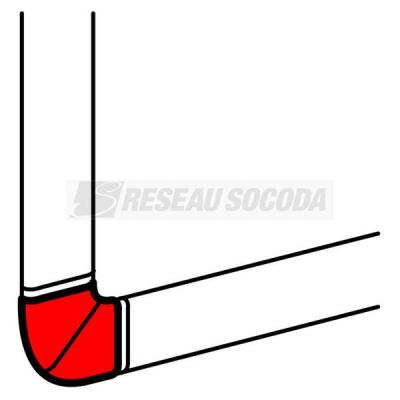  ANGLE PLAT PLINTHE 80X20 