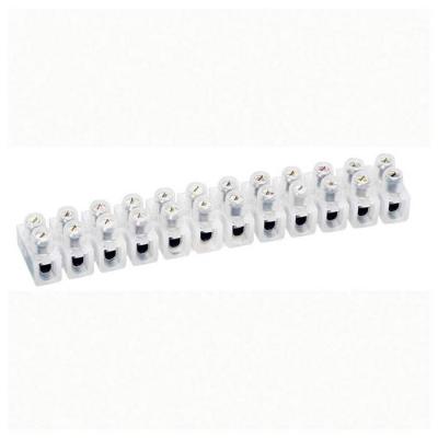  BARRETTE NYLBLOC 2,5MM2 BLANC 