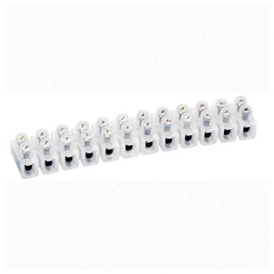  BARRETTE NYLBLOC 6MM2 BLANC 