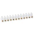  BARRETTE NYLBLOC 10MM2 BLANC 