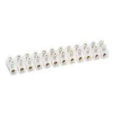  BARRETTE NYLBLOC 10MM2 BLANC 
