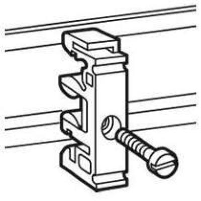  ADAPTATEUR BI RAIL P/VIS 4MM 