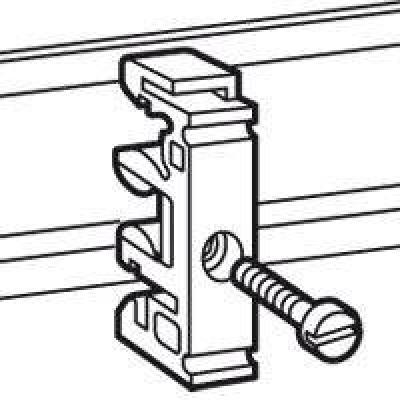  ADAPTATEUR BI RAIL P/VIS 6MM 