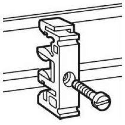  ADAPTATEUR BI RAIL P/VIS 6MM 