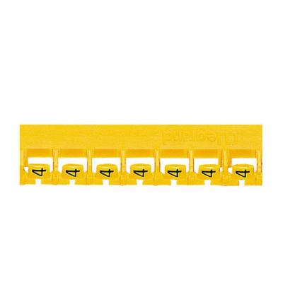  MEMOCAB JAUNE CHIFFRE 4 