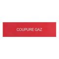  ETIQUETTE COUPURE GAZ 