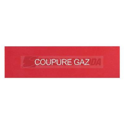  ETIQUETTE COUPURE GAZ 