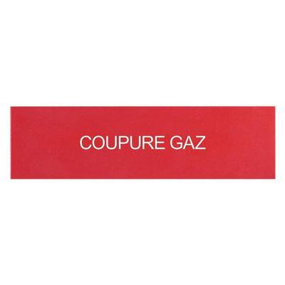  ETIQUETTE COUPURE GAZ 