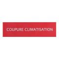  ETIQUETTE COUPURE CLIM 