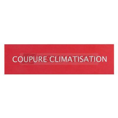  ETIQUETTE COUPURE CLIM 
