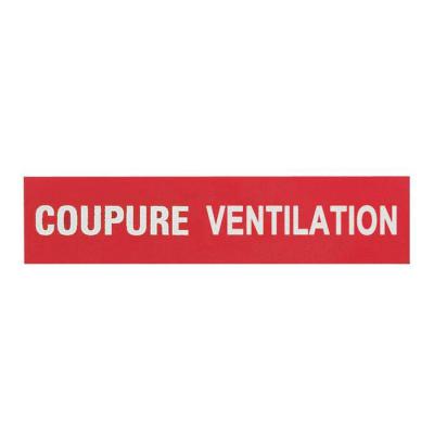  3 ETIQUETTES COUPURE VENTILATI 