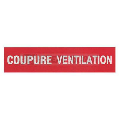  3 ETIQUETTES COUPURE VENTILATI 