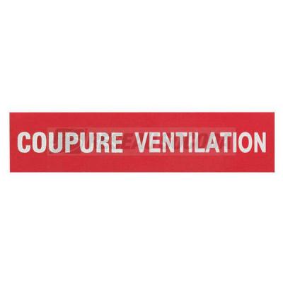  3 ETIQUETTES COUPURE VENTILATI 
