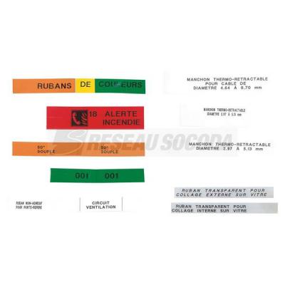  RUBAN VINYLE 19MM ROUGE 