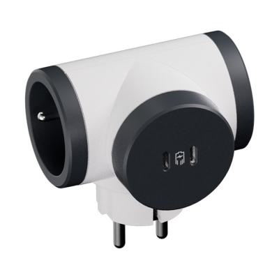  MOPFB 2X2P+T LATRO USB C+C B/N 