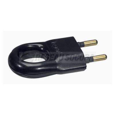  FICHE 2P 6A ANNEAU PLAST NOIR 