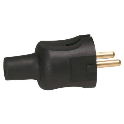  FICHE 2P 16A CAOUT. SD NOIR 