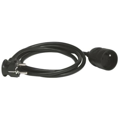  CORDON PROLONG.2P+T 5M NOIR 