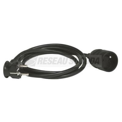  CORDON PROLONG.2P+T 5M NOIR 