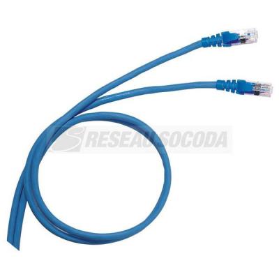  CORDON C6 F/UTP PVC BLEU 5 M 