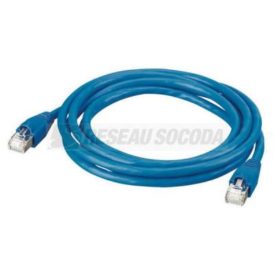  CORDON C6 U/UTP PVC BLEU 3 M 