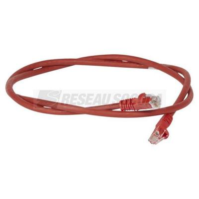  CORDON C6 U/UTP LSZH ROUGE 3M 