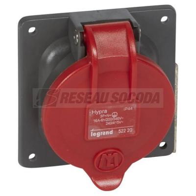 SOC EU 16A 4P+T 400V PLAS IP44 