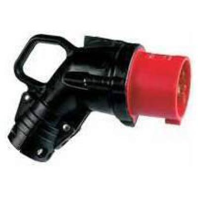  FICH.COUDEE 3P+T 63A400V CAOUT 